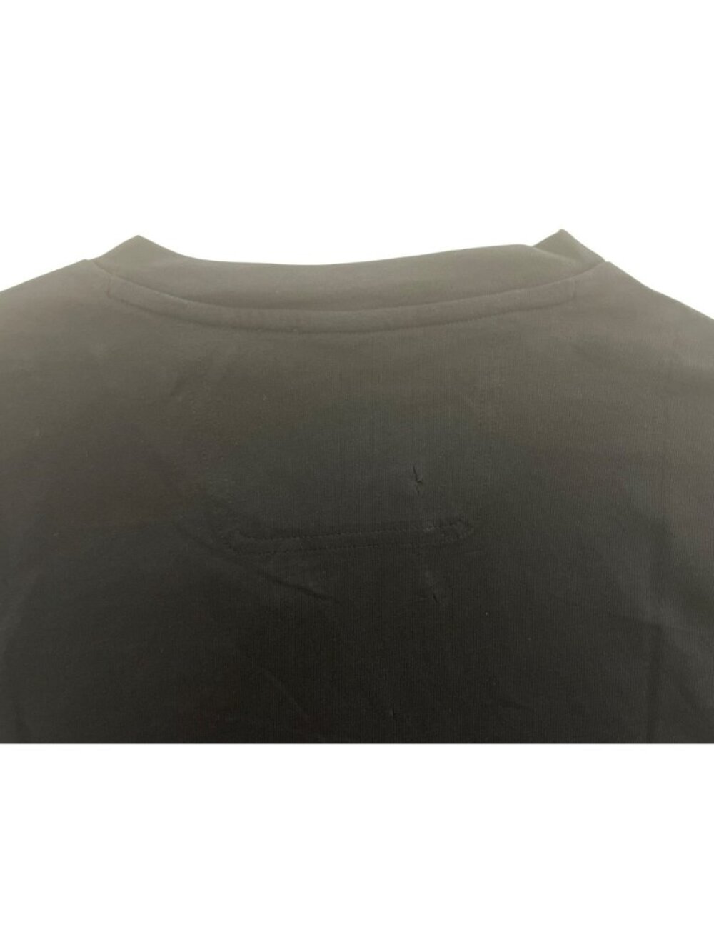 Hugo Boss Tee Logo Glamping Black Shirt Cotton Casual Crewneck Men's Sz S DEFECT - Picture 5 of 11